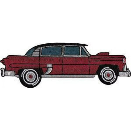 Patch - Automoblies - Maroon Hot Rod Iron On Gifts New Licensed p-3766