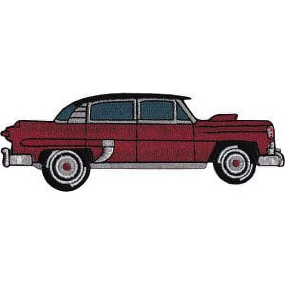 Patch - Automoblies - Maroon Hot Rod Iron On Gifts New Licensed p-3766