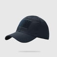 thumbnail image 1 of Patch Baseball Cap for Men Ripstop Hook-and-Loop Operator Hat for Outdoor Navy Free Size, 1 of 6