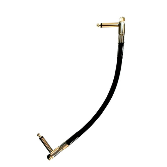 Patch Cable MXR 6 inch (~152mm) 1/4" Angled Flat ( pancake ) ends