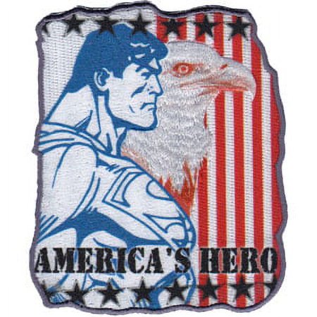 Patch - DC Comc - Superman American Hero Iron On New Gifts Toys p-dc-0100