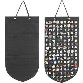 Generic Black Wall Mount Patch Display Organizer, for Hook & Loop Patches, No Accessories Included