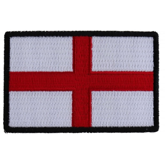Patch, Embroidered Patch (Iron-On or Sew-On), Flag Of England National Flag Patch, 3" x 2"