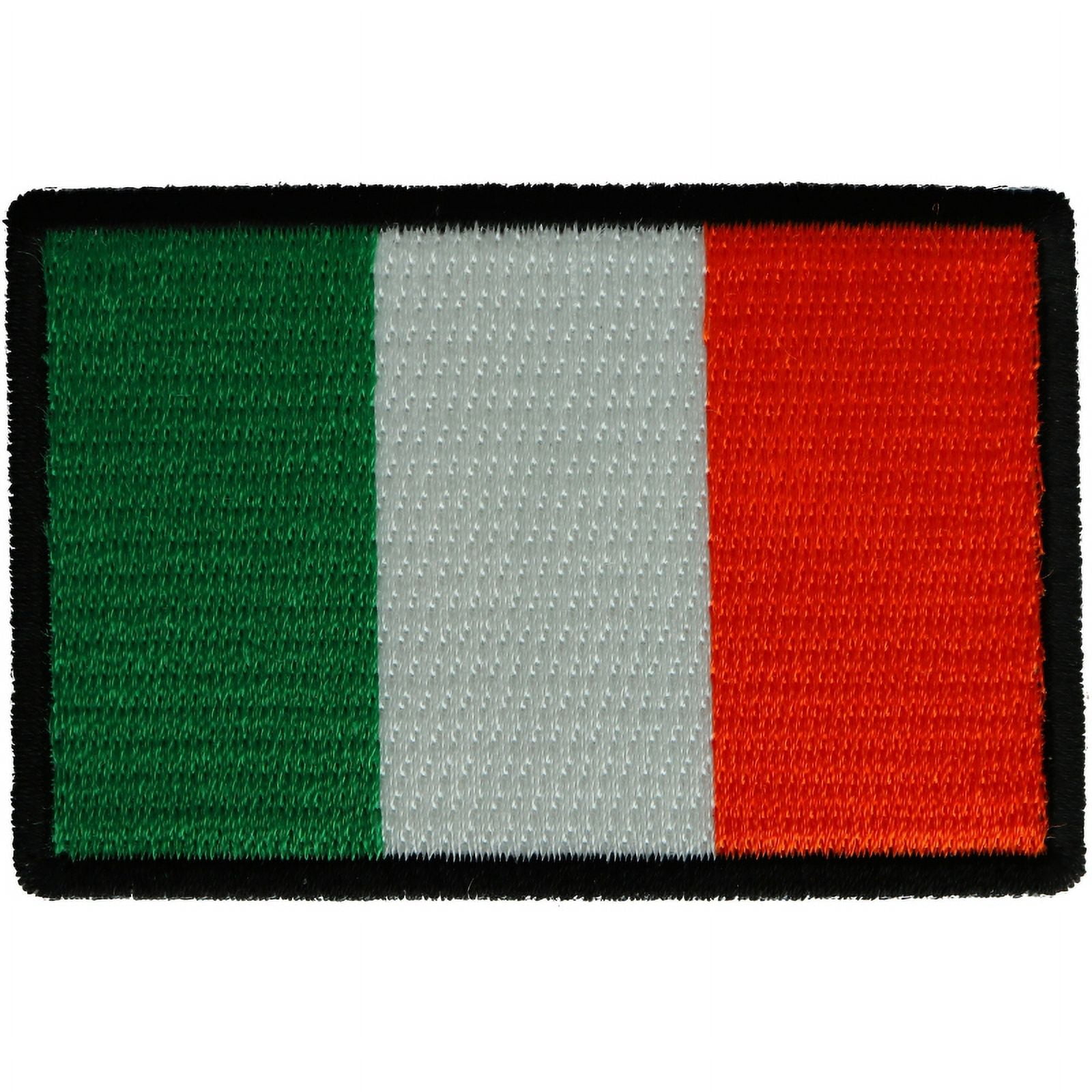 Patch, Embroidered Patch Iron-On or Sew-On, Ireland Irish Flag Patch, 3 x 2