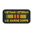 thumbnail image 1 of Patch, Embroidered, Vietnam Veteran U.S. Marine Corps, 4" x 2", 1 of 3