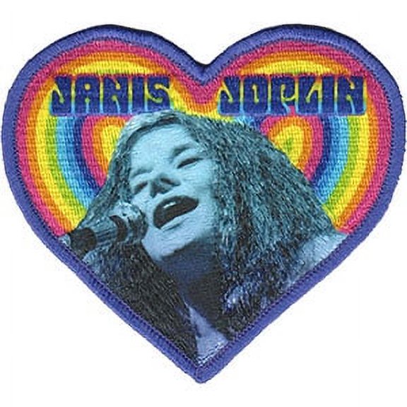 Patch - Joplin Janis Heart Iron-On New Gifts Toys p-4470