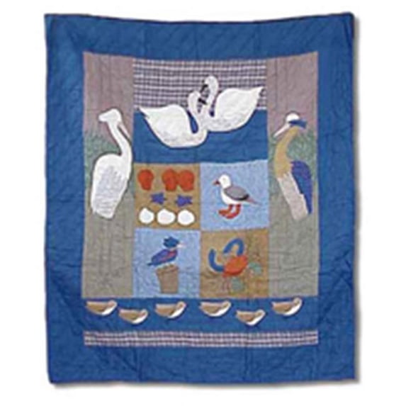 Patch Magic Beach Critters- Throw 50 x 60 in.