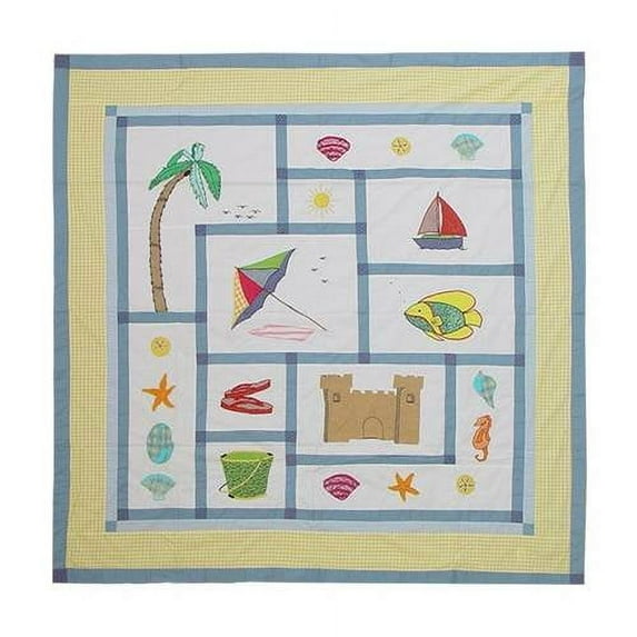 Patch Magic Summer Fun- Shower Curtain 72 x 72 in.