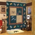 thumbnail image 1 of Patch Magic Cabin Cotton Single Shower Curtain, 1 of 2