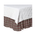 thumbnail image 1 of Patch Magic DRFW154C Brown and Green Plaid- Fabric Dust Ruffle Full, 1 of 1