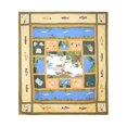 thumbnail image 1 of Rock Creek Fishing Quilt, Hand cut and Appliqued cotton fabric motifs., 1 of 2