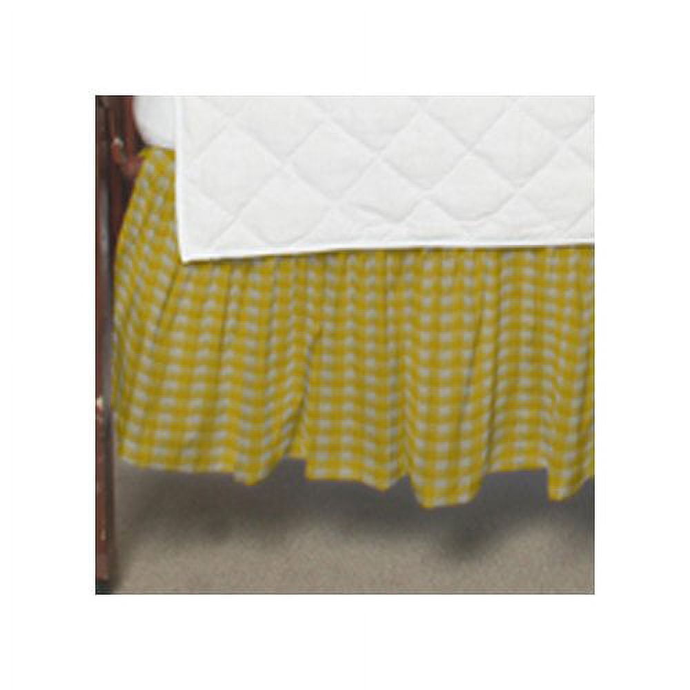 Patch Magic Gingham Checks Fabric Crib Dust Ruffle - Walmart.com