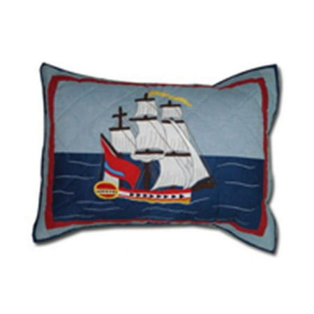 Patch Magic Ships Ahoy- Pillow Sham 27 x 21 in.