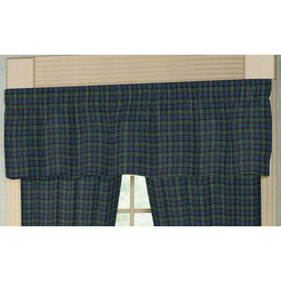 Patch Magic Pioneer Diamond Plaid 54'' Curtain Valance