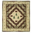 thumbnail image 1 of Patch Magic  Forest Log Cabin Lightweight Reversible Cotton King Quilt, Adult, 1 of 3