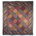 thumbnail image 1 of Patch Magic QKHLC Harvest Log Cabin- Quilt King 105 x 95 in., 1 of 6