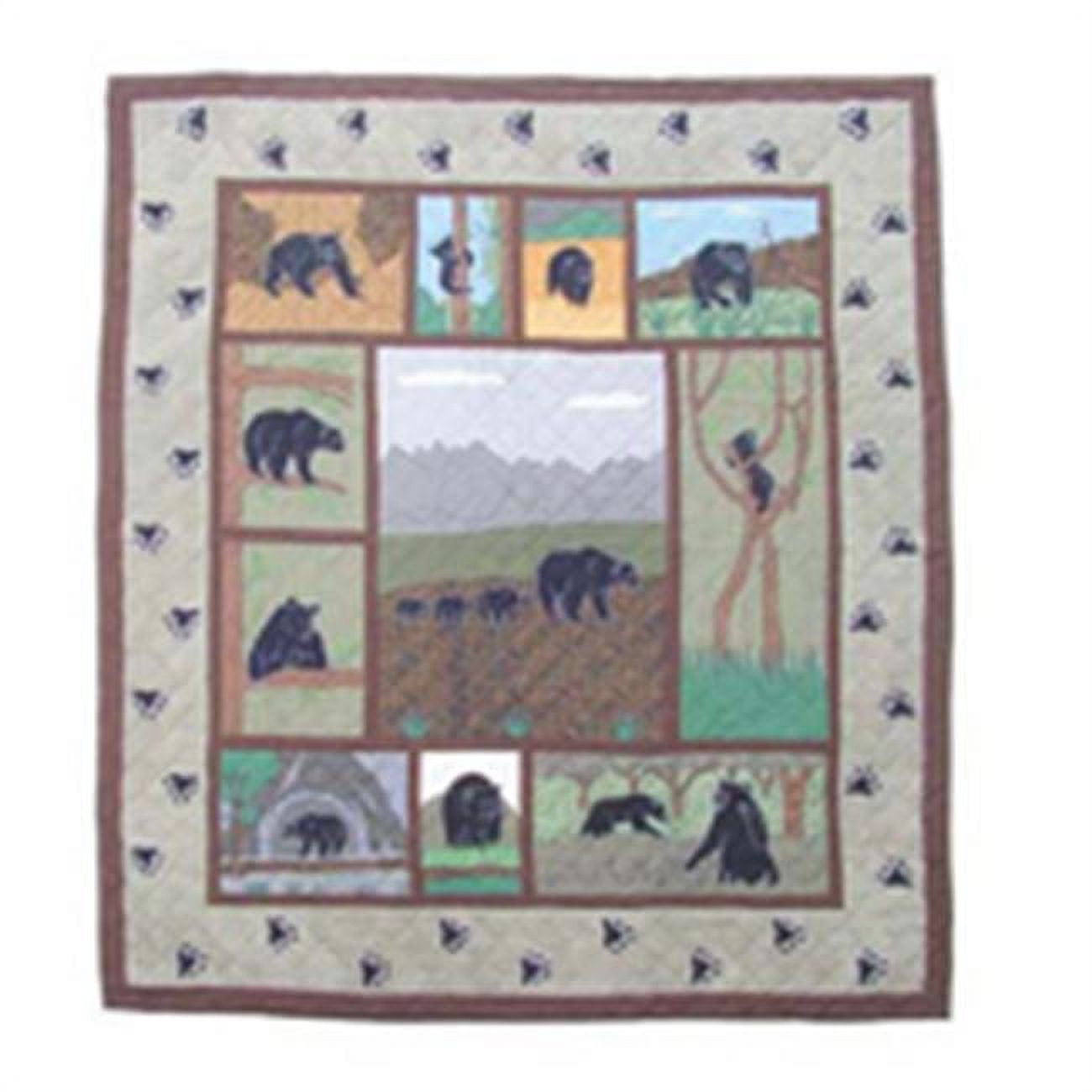 Patch Magic Bear Country Quilt Queen 85 x 95 in. Queen
