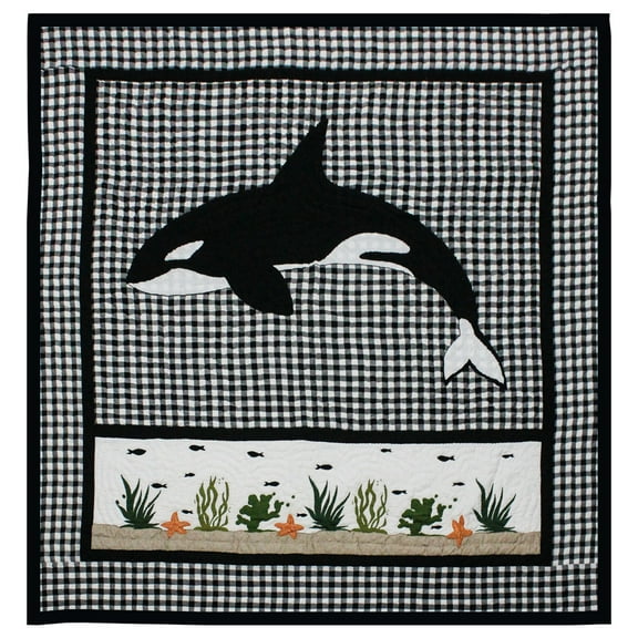 Patch Magic Quilts - Orca Super King Quilt 110"W x 96"L