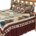 thumbnail image 1 of Patch Magic Rustic Cabin Lightweight Reversible Cotton Twin Quilt Adult, 1 of 1