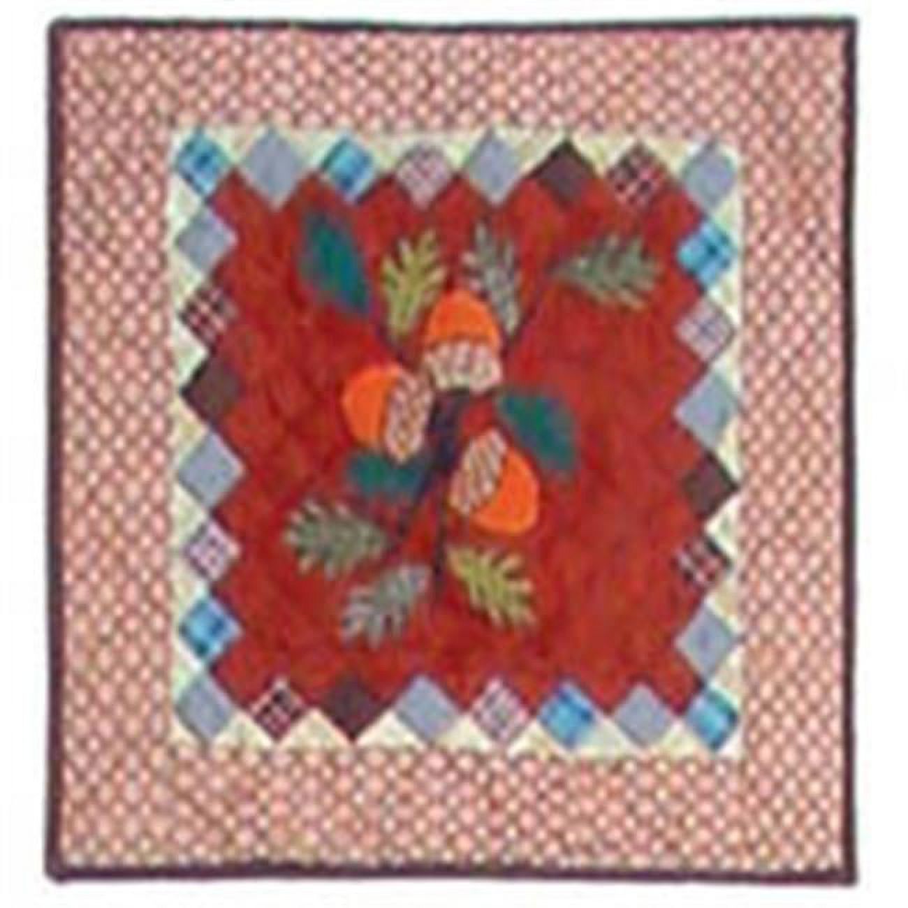 Patch Magic Acres Of Acorns Toss Pillow 16 x 16 in. 16 x 16 in