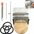thumbnail image 1 of Patch Maker Loom, Mini Darning Loom for DIY Weaving, Quick Patchwork and Sewing Repair Tool for Mending Clothes and Fabrics(14 Needles), 1 of 7