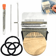 thumbnail image 1 of Patch Maker Mini Loom, Knit Patchmaker 2.0 Kit, DIY Darning Loom for Mending Clothes, Weaving Tool Set for Quick Fabric Repair(10 Needles), 1 of 7