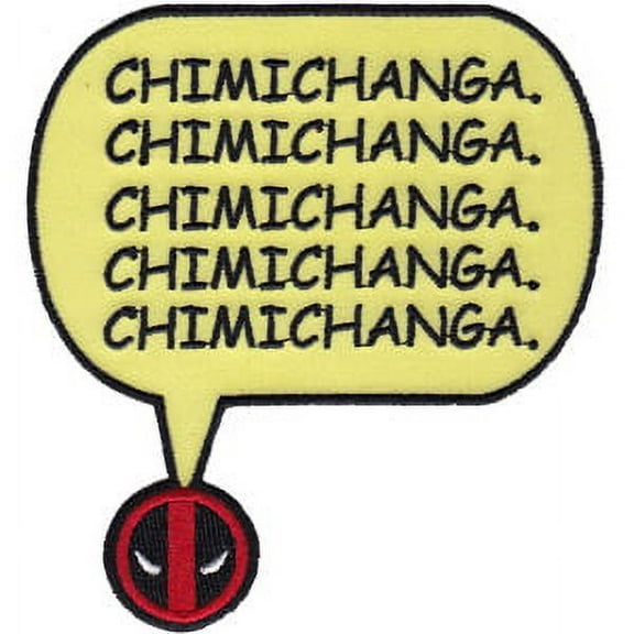 Patch - Marvel - Deadpool Chimichanga Iron On Gifts New Toys p-mvl-0029