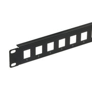 Patch Panel, 1U 19 Key Stone Blank Network 16-Port Patch Panel