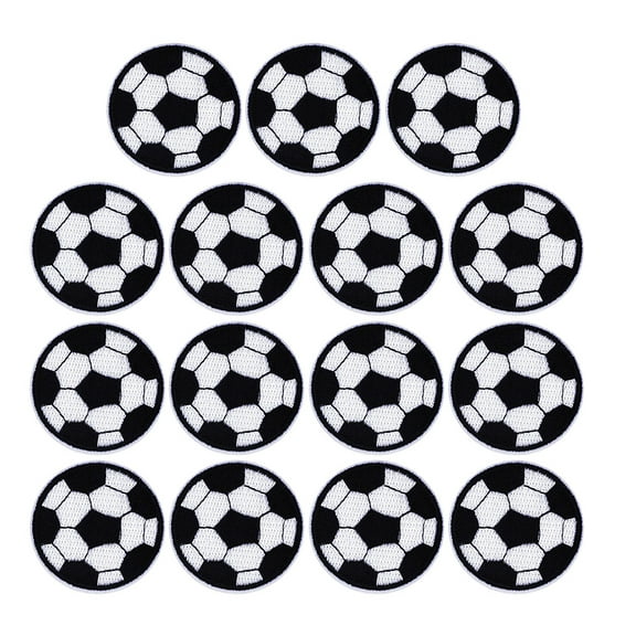 Patch Patches Ball Football Soccer Iron Embroidery Clothes Applique Embroidered Sew Clothing Stickers Badges Uniform Bag