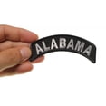thumbnail image 1 of Patch, Small Embroidered Rocker (Iron-On or Sew-On), Alabama State Patch, 4" x 1.75" Arch, 1 of 4