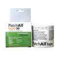 thumbnail image 1 of PatchAll Clear Repair Tape Waterproof For Vinyl Leather and Canvas, 3" x 30' Roll, 1 of 3