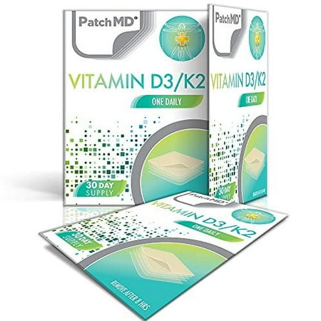 PatchMD - D3/K2 Topical Patch - 30 Days Supply