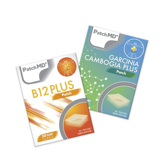 PatchMD Diet & Energize Patch Combo Pack B12 Plus Topical Patch