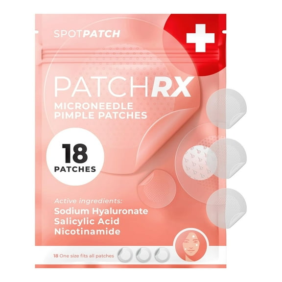Micro Needle Pimple Patch (18 Pack) - Hydrocolloid Micropoint Pimple Patch For Acne & Pimples, Microdart Patch, Micro Dart Pimple Patches