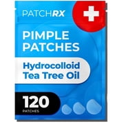 Pimple Patches for Face 120 Patches, Hydrocolloid Acne Patches with Tea Tree Oil, Pimple Patch Pimple Stickers - Hydrocolloid Patch Acne Dots - Acne Pimple Patches For Face - Zit Patches