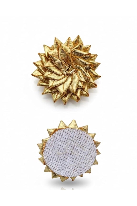 Patches for Embroidery Work Gota Patti Flowers for , Saree, Blouse, Suit, Kurti, Dupatta (Qty 10)