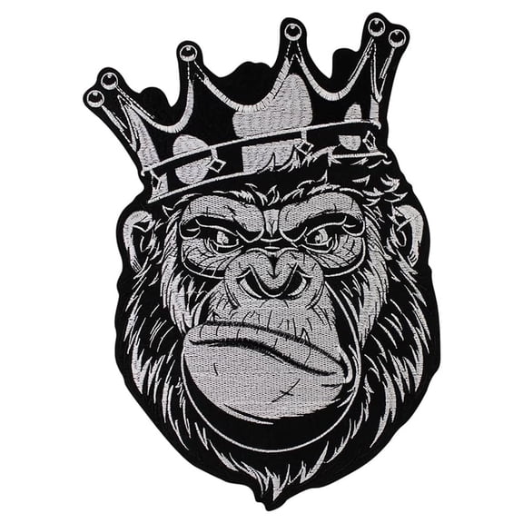 Patches for Jackets Crown Lion Patch Crown Monkey Patches Iron on Patches for Animal Patches 1 Piece