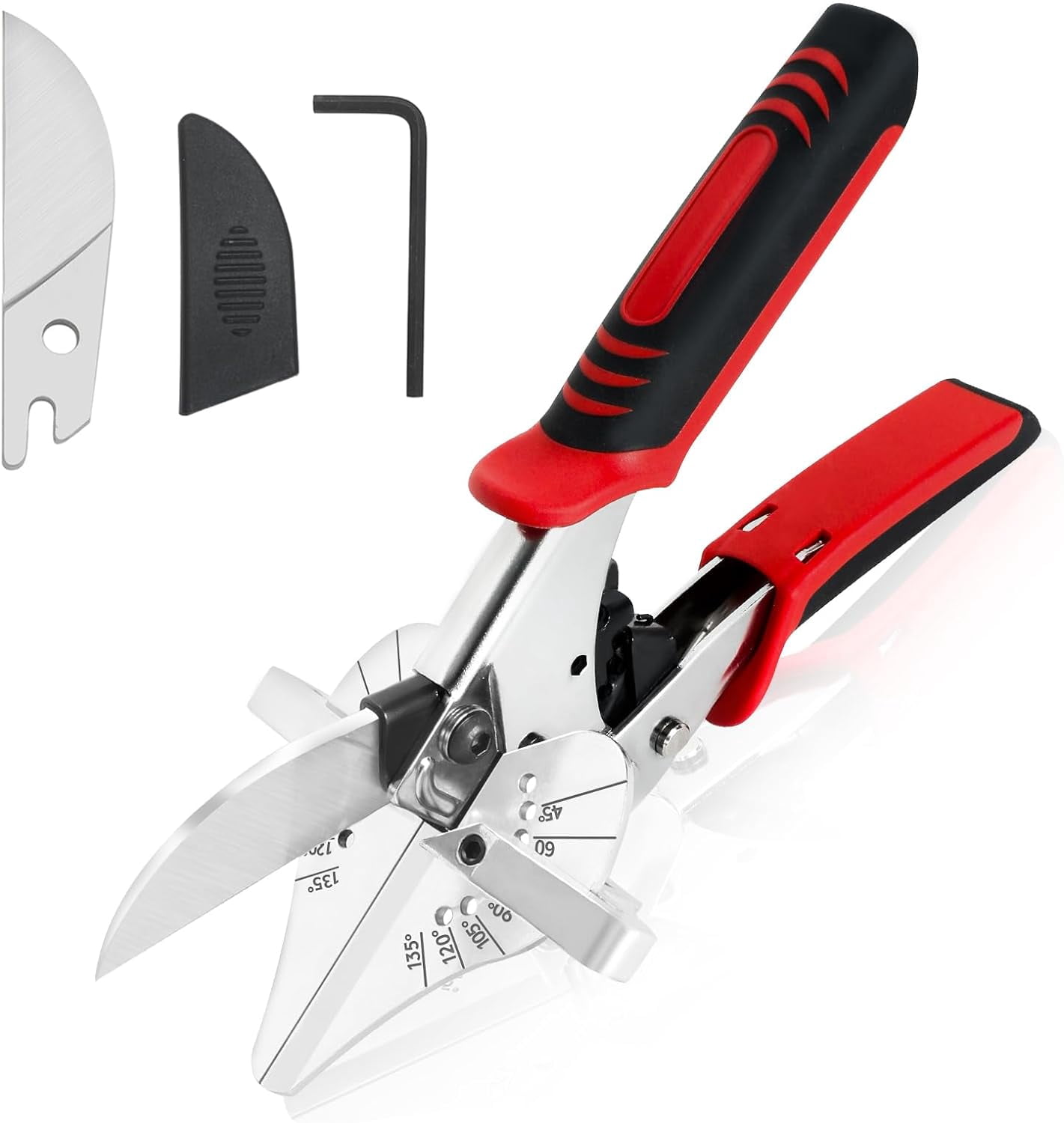 Patchet Miter Shears, 45-135 Degree Adjustable Multi-Angle Cutter for ...