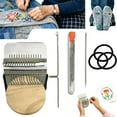 thumbnail image 1 of Patchmaker 2.0 Kit, Loom Knitting Kit, Patch Kit Weaving Loom, Mini Portable Patch Darning Loom Kit, Patchwork Weaving Tool Set for Quickly Sewing Repair, Loom Knitting Kit for Beginners(21 Needles), 1 of 7