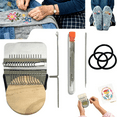 thumbnail image 1 of Patchmaker 2.0 Kit, Patchmaker Kit Loom, Patch Maker Loom, Mending Looms Kits, Patch Maker Mini Looms, Patchwork Weaving Tool Set for Quickly Sewing Repair, Sewing Craft Supplies(28 hooks), 1 of 6