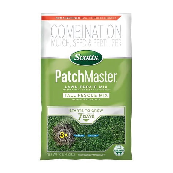 Patchmaster Tall Fescue Lawn Repair Seed Mix, 10 lbs