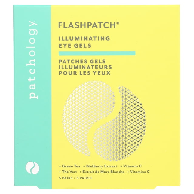 Patchology Flash Patch Illuminating Under Eye Sheet Mask for Dark
