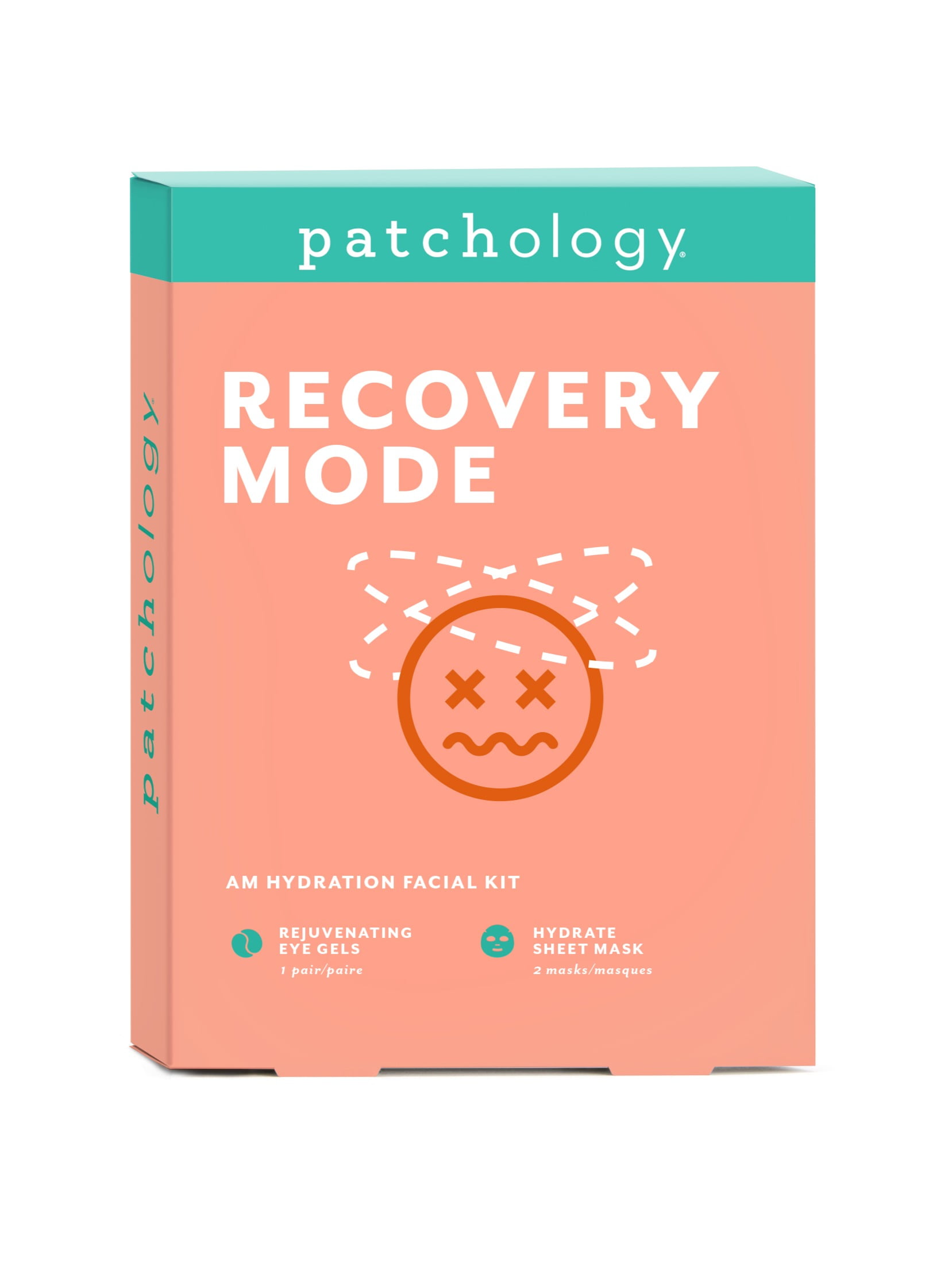 Patchology Recovery Mode AM Hydration Facial Mask Skin Care Kit, 2 count