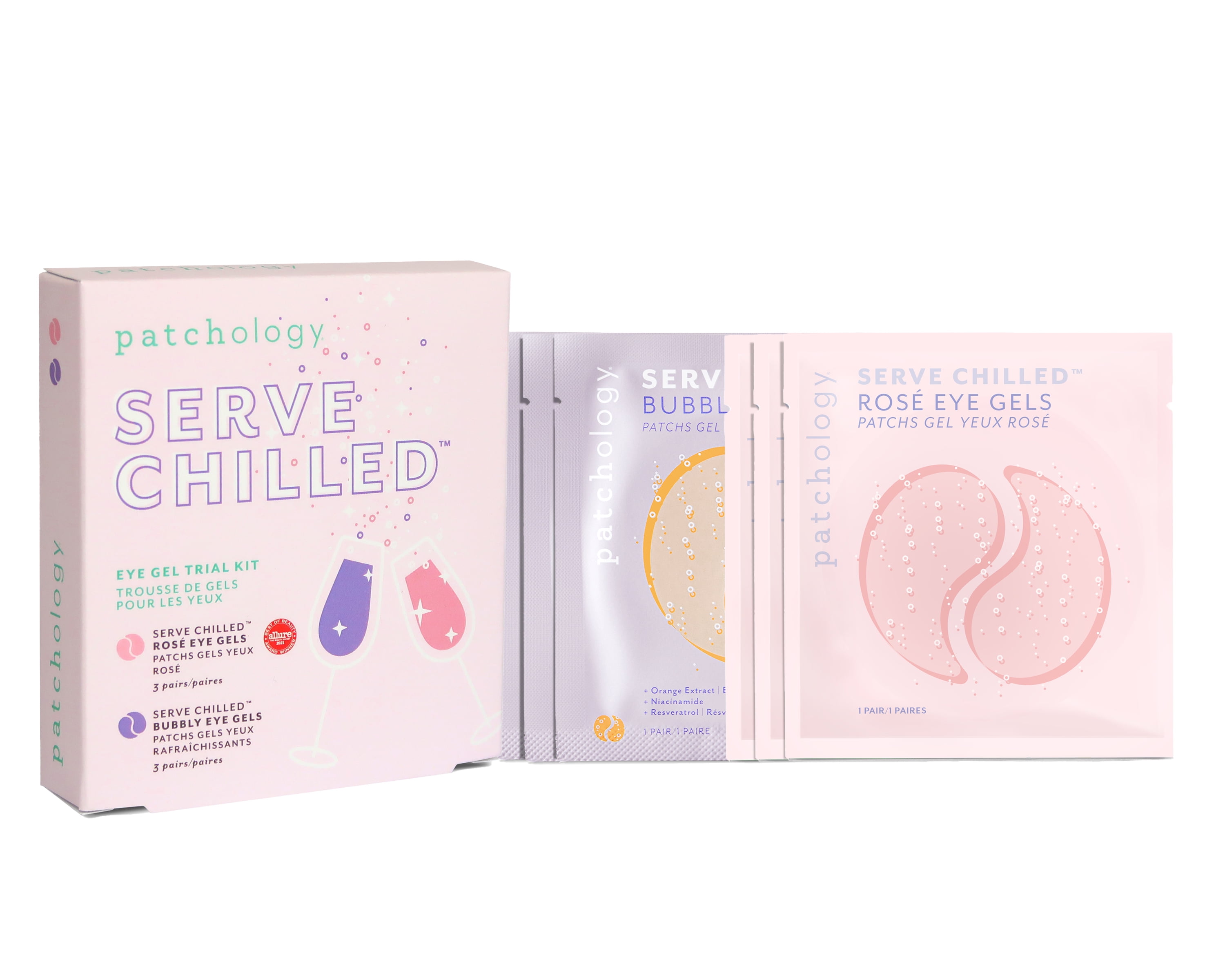 Patchology Serve Chilled Bubbly Eye Gels – 5-Pack