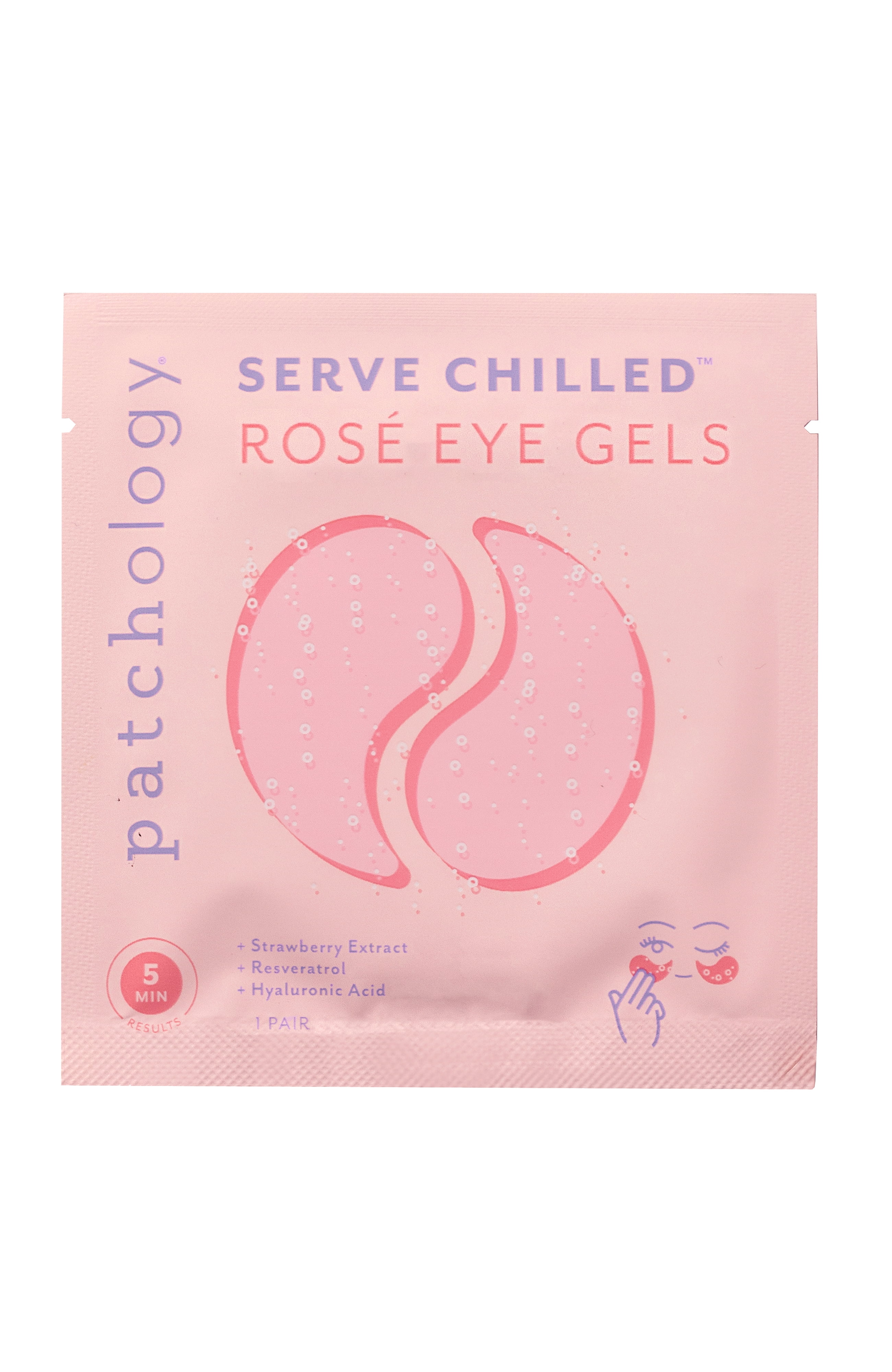 Patchology Serve Chilled Rosé Eye Gels- Single