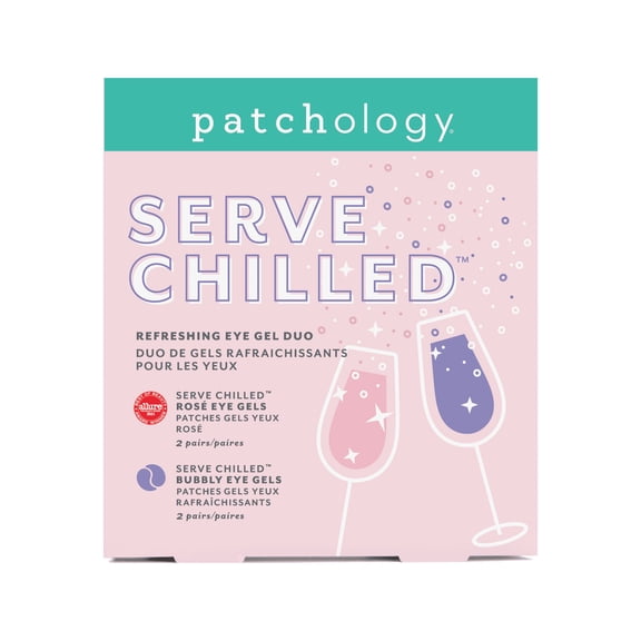 Patchology Serve Chilled Ros and Bubbly Eye Gel Duo for Hydrating and Brightening