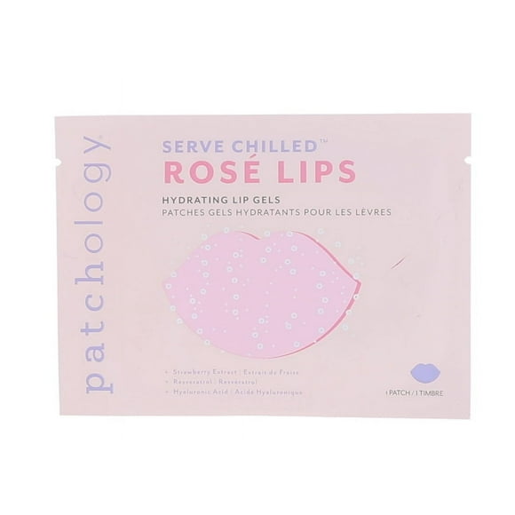 Patchology Serve Chilled - Rose Lips Hydrating Lip Gels - 1ct 1ct
