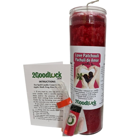 Patchouli Dressed Candle Kit - Pachuli