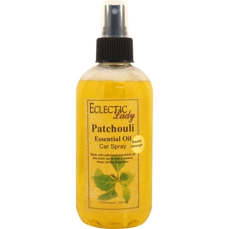 Patchouli Essential Oil Car Spray (Double Strength), 8 ounces