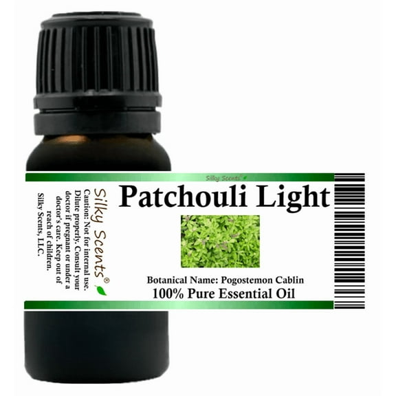 Patchouli Light Essential Oil 1 fl oz (30 ml) - 100% Pure and Natural by Silky Scents